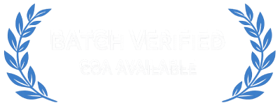 Batch verified. Certificate of analysis available.